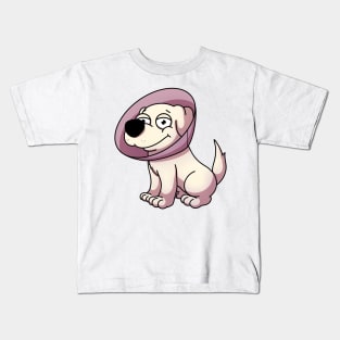 Labrador With Cone Kids T-Shirt